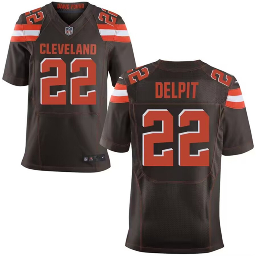 Men's Brown Cleveland Browns Customized Stitched Jersey